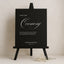 Florence Collection Gatorboard Wedding Unplugged Ceremony Sign