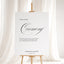 Florence Collection Gatorboard Wedding Unplugged Ceremony Sign