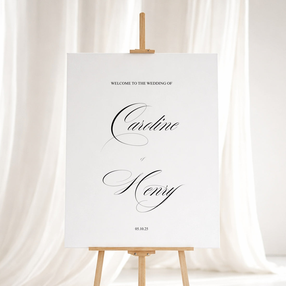 Florence Collection Gatorboard Wedding Welcome Sign