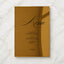 Florence Collection Gold Mirror Wedding Menu Sign
