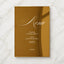 Florence Collection Gold Mirror Wedding Menu Sign