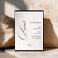 Florence Collection Poster Wedding Bar & Drinks Sign