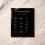 Florence Collection Acrylic Wedding Seating Chart Sign
