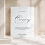 Florence Collection Acrylic Wedding Unplugged Ceremony Sign