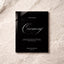 Florence Collection Acrylic Wedding Unplugged Ceremony Sign