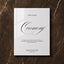 Florence Collection Acrylic Wedding Unplugged Ceremony Sign
