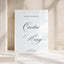 Florence Collection Acrylic Wedding Welcome Sign