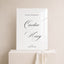 Florence Collection Acrylic Wedding Welcome Sign