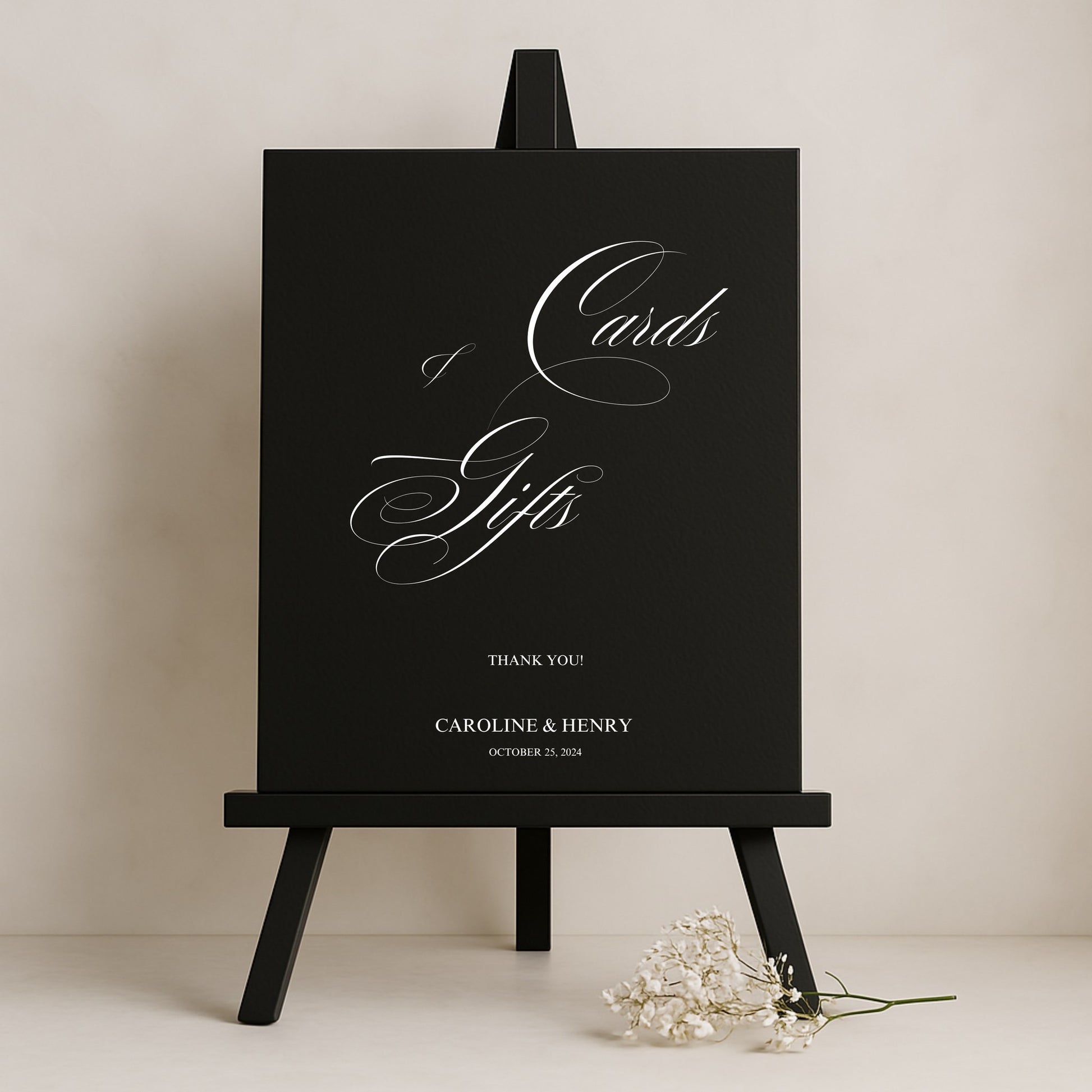 Florence Collection Gatorboard Wedding Cards & Gifts Sign