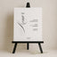 Florence Collection Gatorboard Wedding Menu Sign