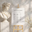 Florence Collection Gatorboard Wedding Seating Chart Sign