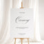 Florence Collection Gatorboard Wedding Unplugged Ceremony Sign