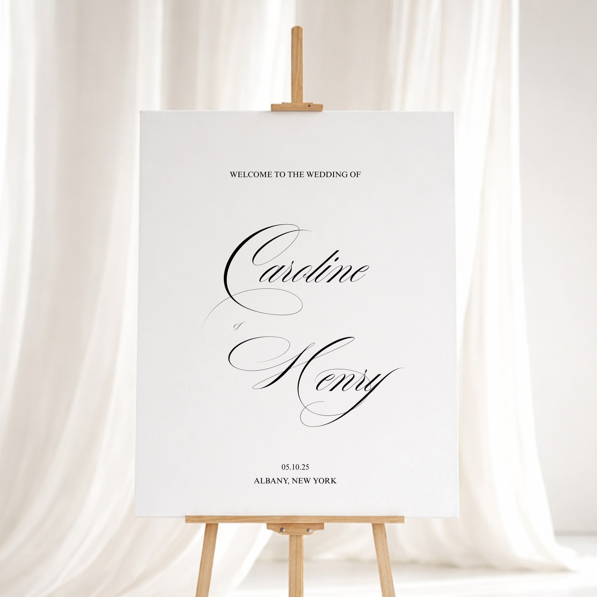 Florence Collection Gatorboard Wedding Welcome Sign