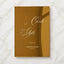 Florence Collection Gold Mirror Wedding Cards & Gifts Sign