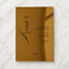 Florence Collection Gold Mirror Wedding Menu Sign