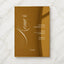 Florence Collection Gold Mirror Wedding Menu Sign
