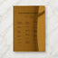 Florence Collection Gold Mirror Wedding Seating Chart Sign