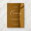 Florence Collection Gold Mirror Wedding Unplugged Ceremony Sign