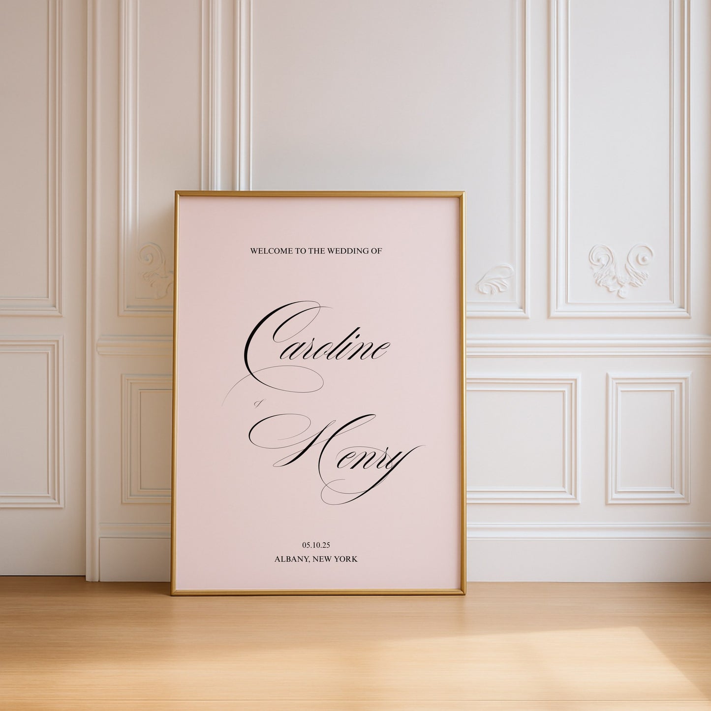 Florence Collection Poster Wedding Welcome Sign