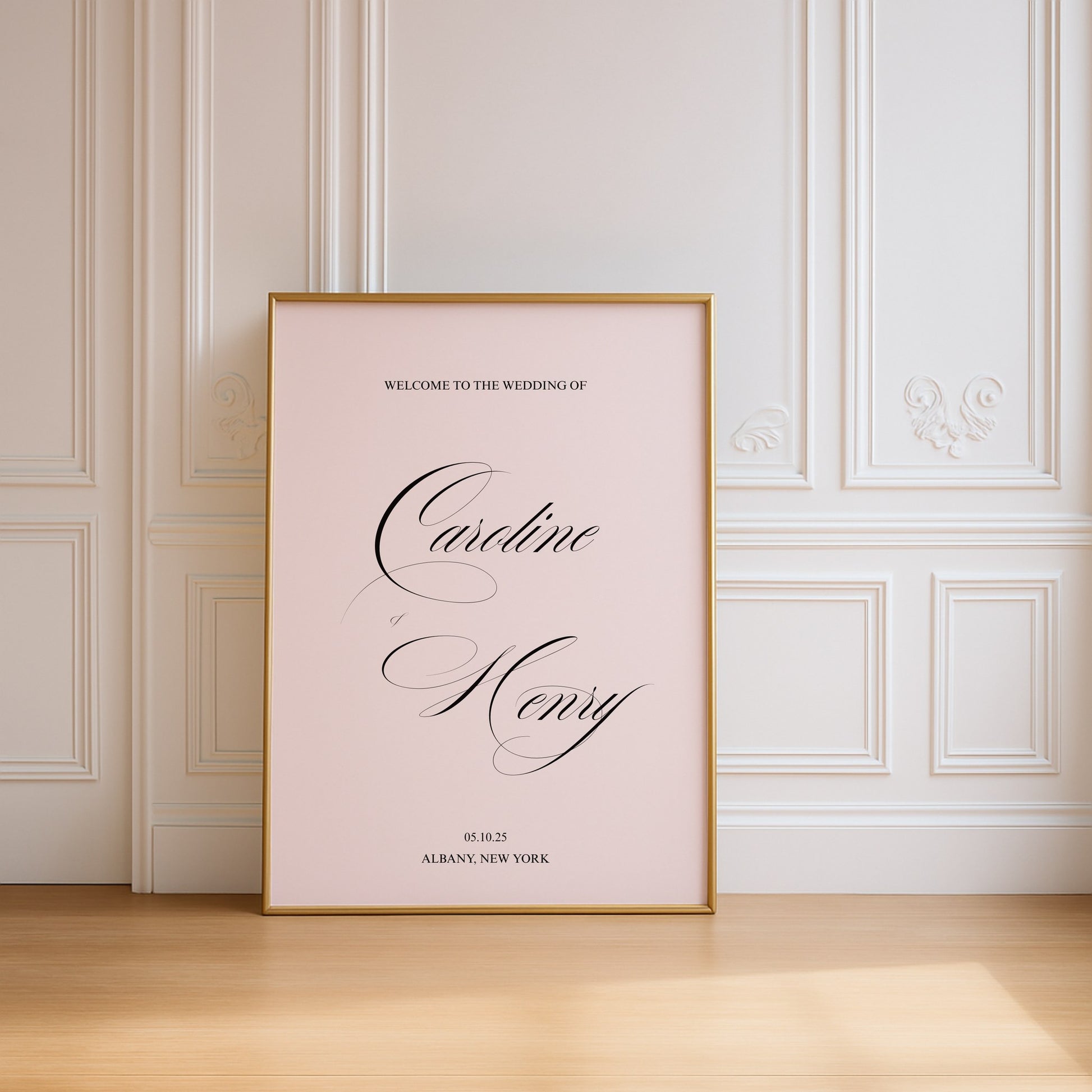 Florence Collection Poster Wedding Welcome Sign