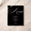 Florence Collection Acrylic Wedding Menu Sign