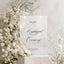 Florence Collection Acrylic Wedding Unplugged Ceremony Sign