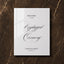 Florence Collection Acrylic Wedding Unplugged Ceremony Sign