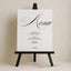 Florence Collection Gatorboard Wedding Menu Sign