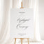 Florence Collection Gatorboard Wedding Unplugged Ceremony Sign