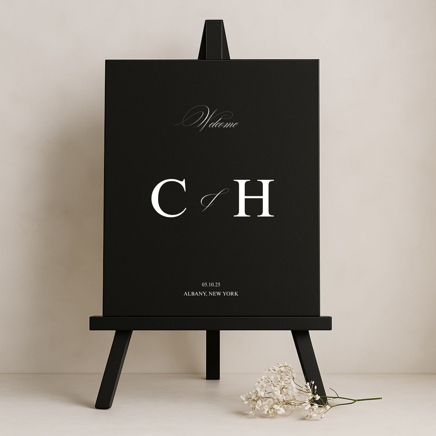 Florence Collection Gatorboard Wedding Welcome Sign