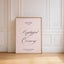Florence Collection Poster Wedding Unplugged Ceremony Sign