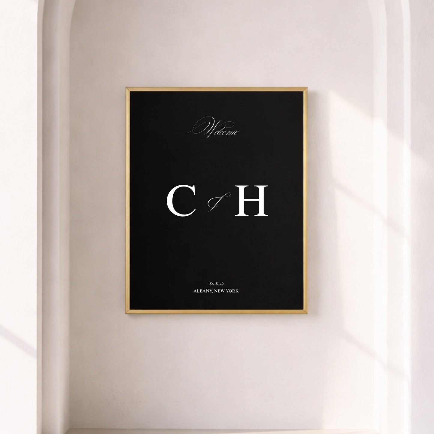 Florence Collection Poster Wedding Welcome Sign