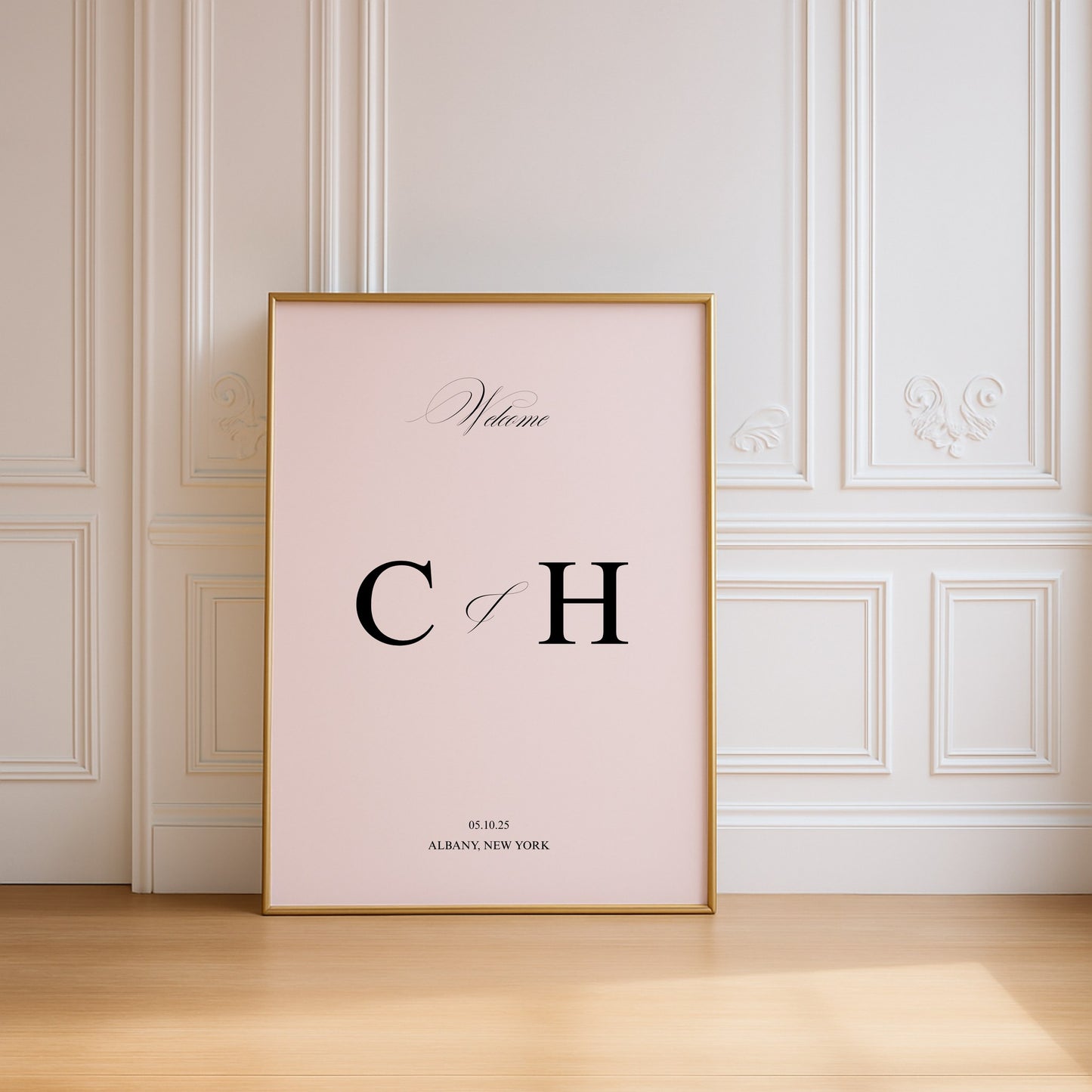 Florence Collection Poster Wedding Welcome Sign