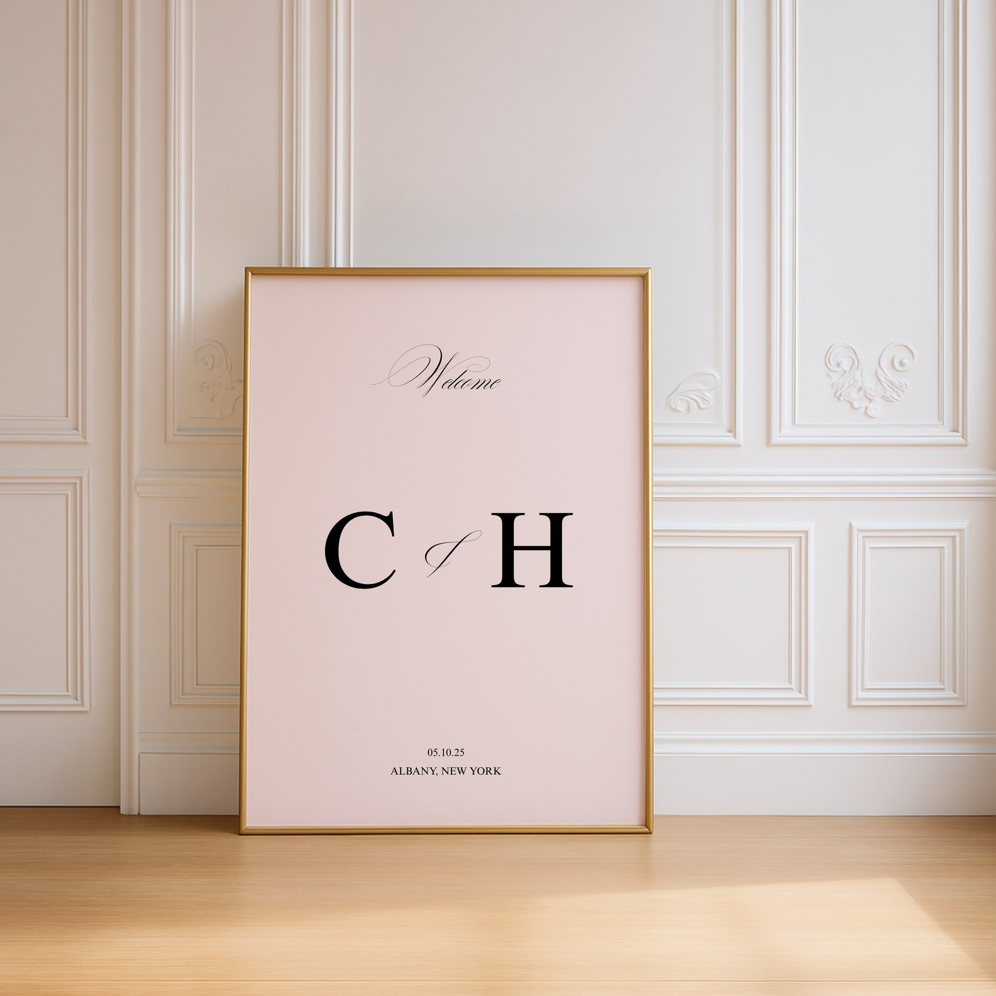 Florence Collection Poster Wedding Welcome Sign