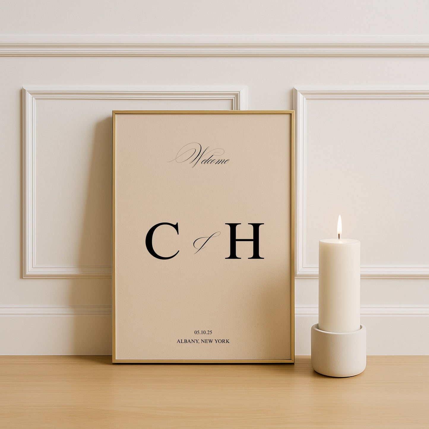 Florence Collection Poster Wedding Welcome Sign