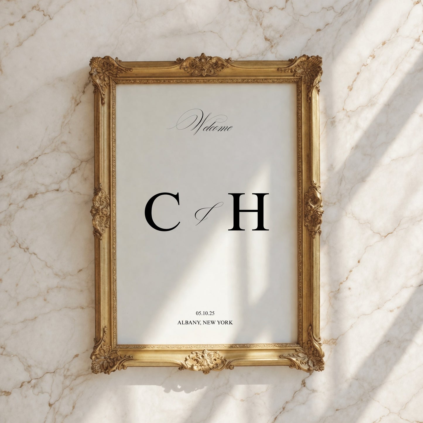 Florence Collection Poster Wedding Welcome Sign