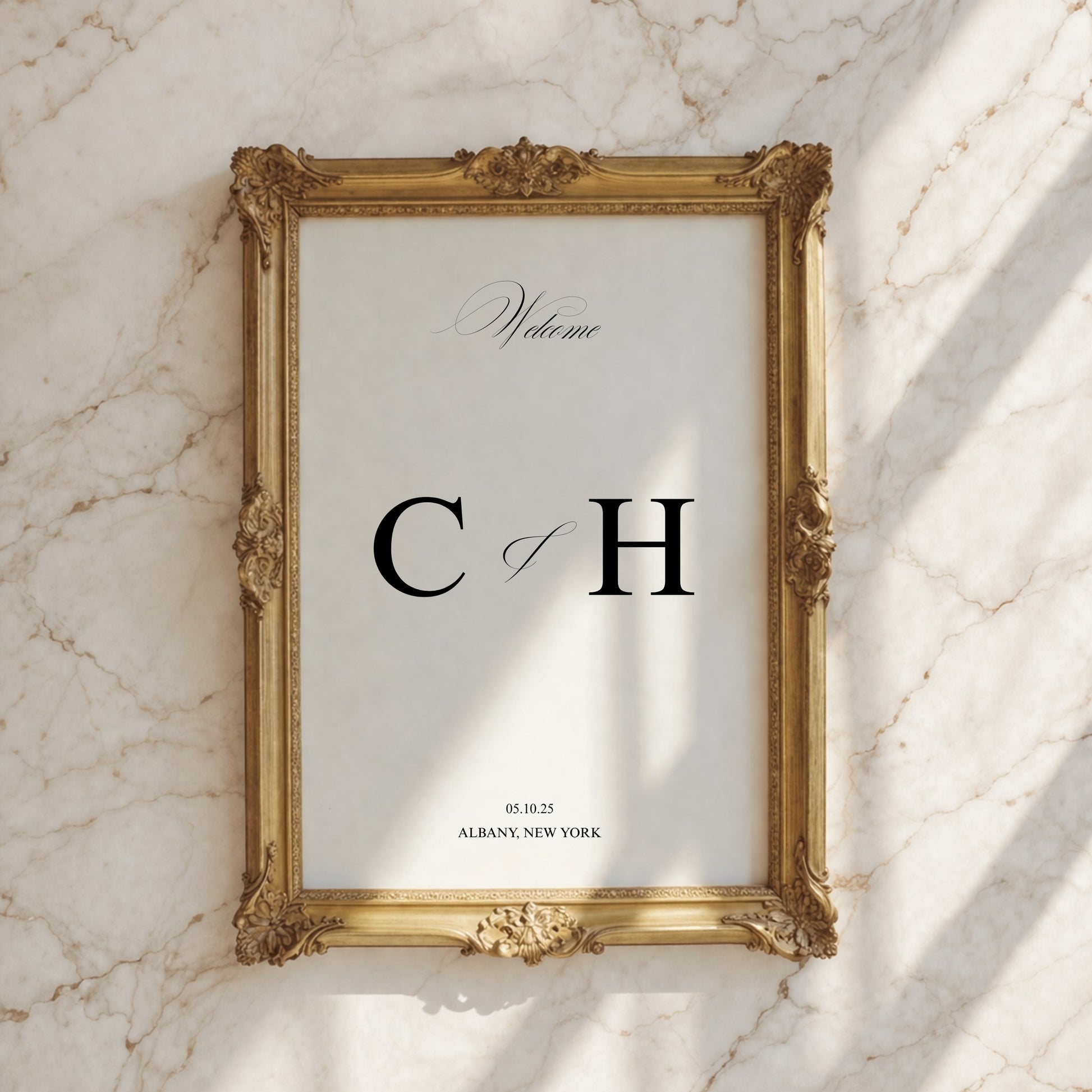 Florence Collection Poster Wedding Welcome Sign