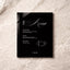 Florence Collection Acrylic Wedding Menu Sign