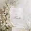 Florence Collection Acrylic Wedding Welcome Sign