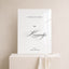 Florence Collection Acrylic Wedding Welcome Sign