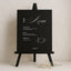 Florence Collection Gatorboard Wedding Menu Sign