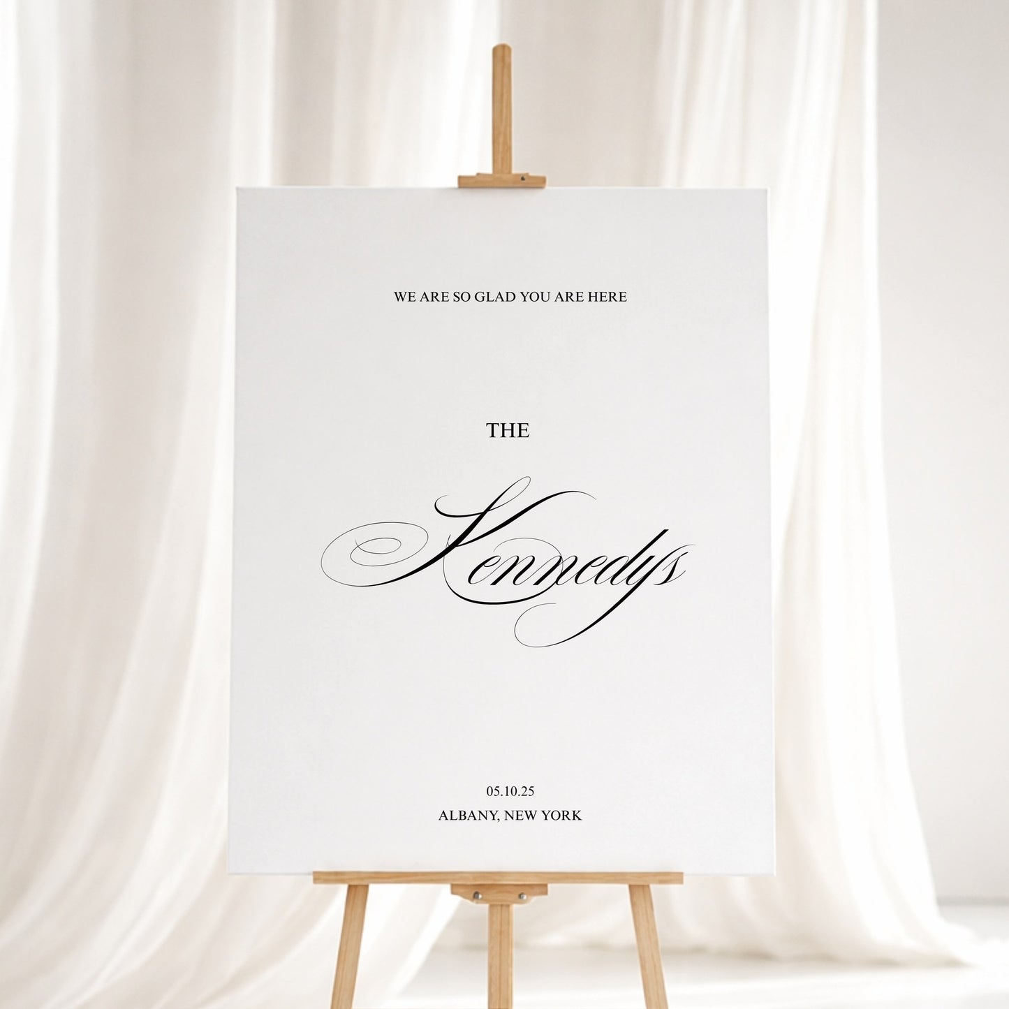 Florence Collection Gatorboard Wedding Welcome Sign