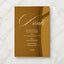 Florence Collection Gold Mirror Wedding Bar & Drinks Sign