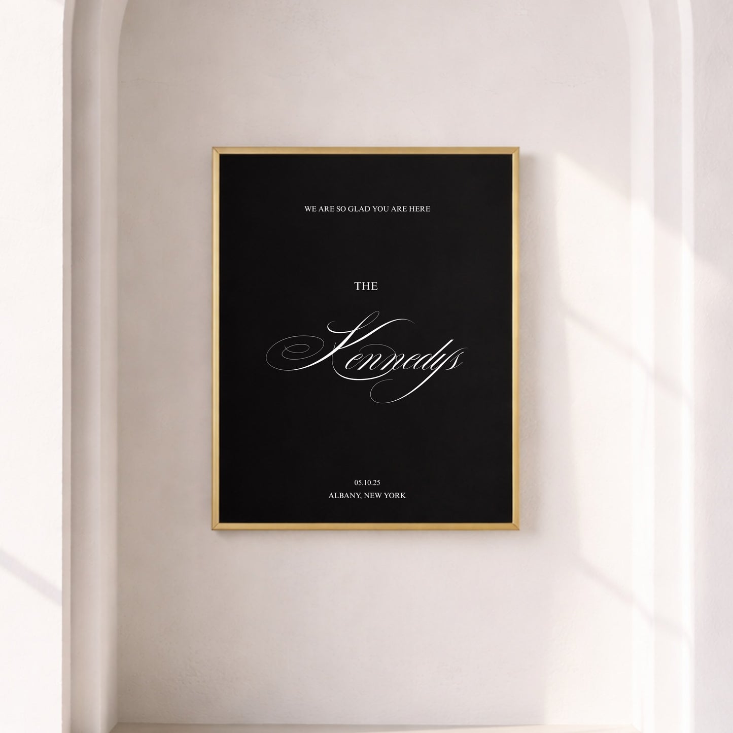 Florence Collection Poster Wedding Welcome Sign