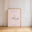 Florence Collection Poster Wedding Welcome Sign