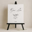 Florence Collection Gatorboard Wedding Bar & Drinks Sign