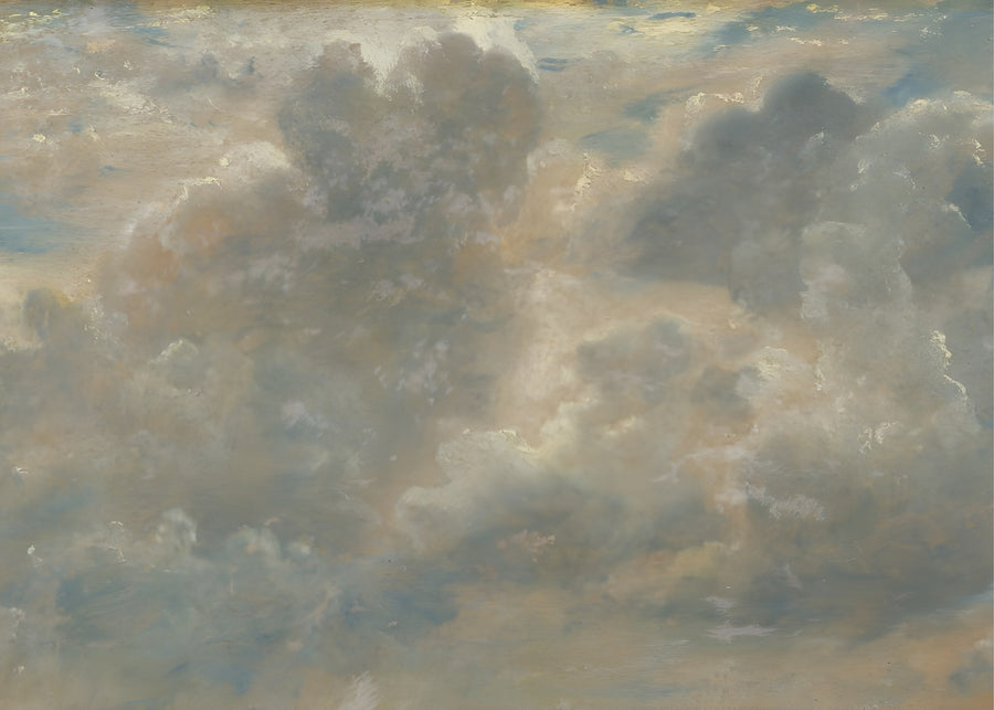 Golden Cloudscape, romantic wall art print