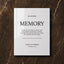 Moda Collection Acrylic Wedding In Loving Memory Sign