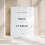 Moda Collection Acrylic Wedding Welcome Sign