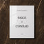 Moda Collection Acrylic Wedding Welcome Sign